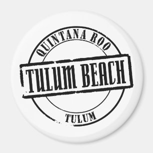 Tulum-Strand-Titel Magnet