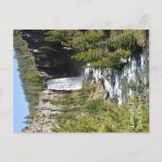 Tumalo Falls, Bend, Oregon Postkarte (Vorderseite)