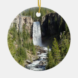 Tumalo Falls, OR Keramik Ornament
