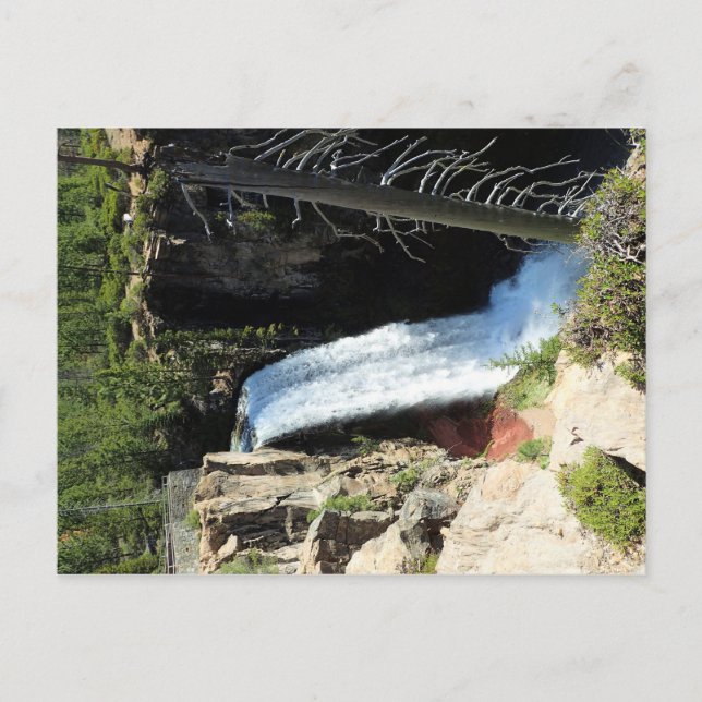 Tumalo Falls, OR Postkarte (Vorderseite)