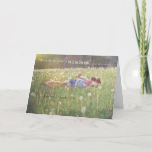 TUMBLE IN DER GRASS-Grußkarte Dankeskarte