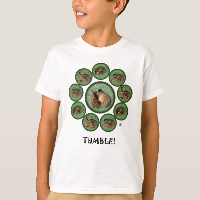 Tumble! (Katzenring) T-Shirt (Vorderseite)