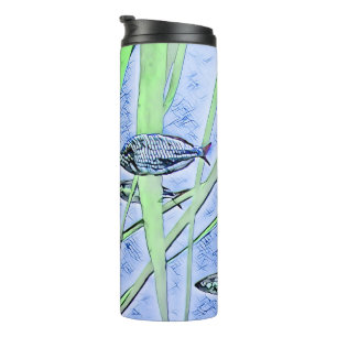Tumbler mit einem Design eines schwimmenden Fische Thermosbecher