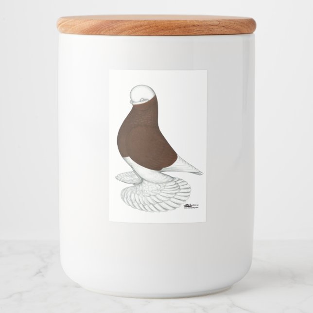 Tumbler: Muffed Red Bald Lebensmitteletikett (Vorderseite)
