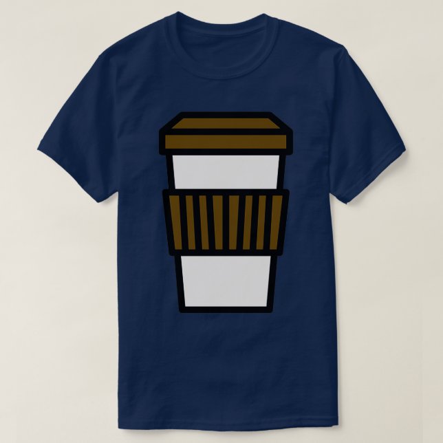 Tumbler Nehmen Sie den Takeout Tasse Cup Kaffee C  T-Shirt (Design vorne)