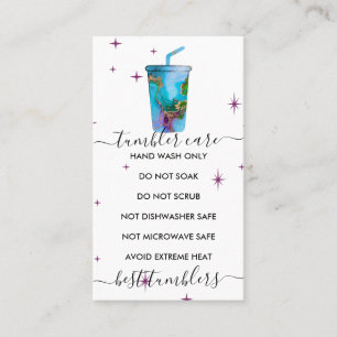 Tumbler Pflege Visitenkarte