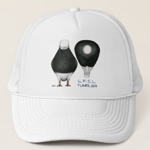 Tumbler Pigeon Standard Black Bald Truckerkappe