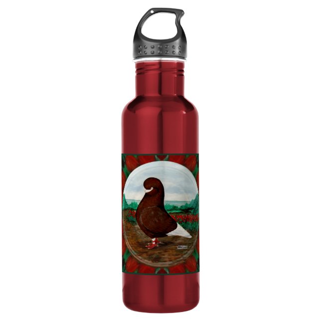 Tumbler Red Beard Pigeon Trinkflasche (Vorderseite)