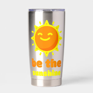 Tumbler Sei Der Sonnenschein Stahlsonne Thermobech Thermobecher