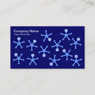 Tumblers - Baby Blue on Dp Navy Visitenkarte