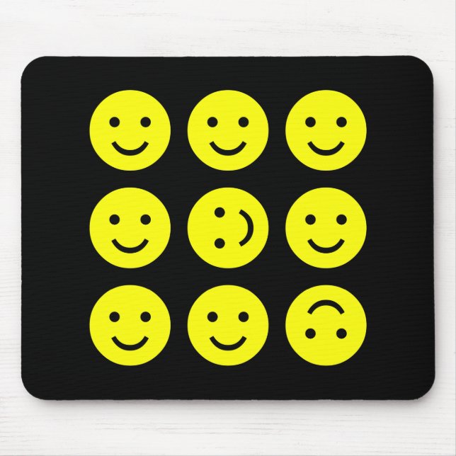 Tumbling - auf schwarz mousepad (Vorne)