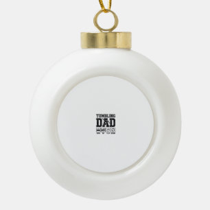 Tumbling Dad Drive Pay Klatschen Wiederholen T-Shi Keramik Kugel-Ornament