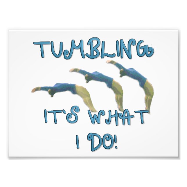Tumbling Gymnast Fotodruck (Vorne)