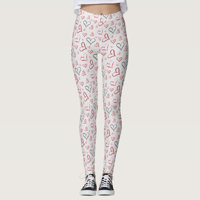 Tumbling Hearts Leggings (Vorderseite)