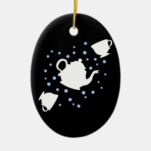 Tumbling Tee Party Keramik Ornament (Vorne)