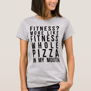 Tumblr-T - Shirt-Fitness Pizza ganz in meinem Mund T-Shirt