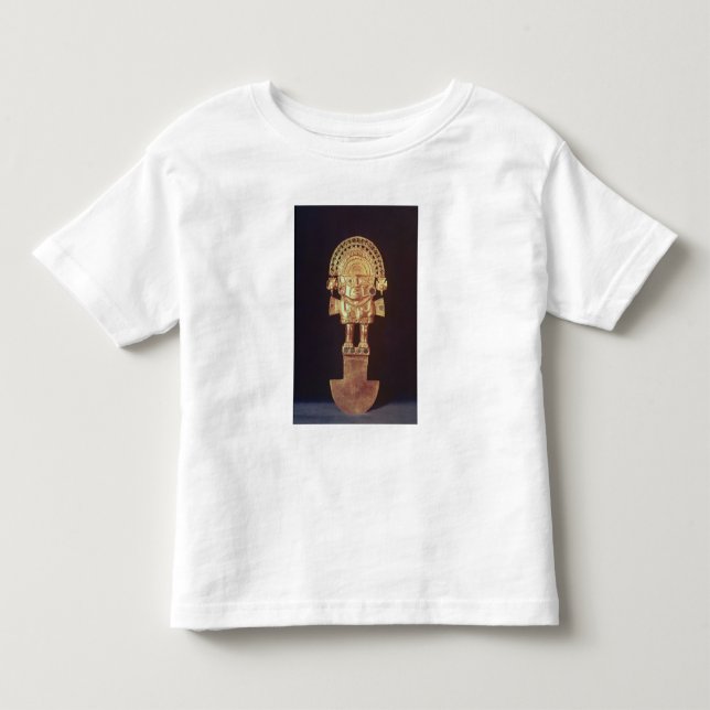 Tumi oder zeremonielles Messer in der Form von Kleinkind T-shirt (Vorderseite)