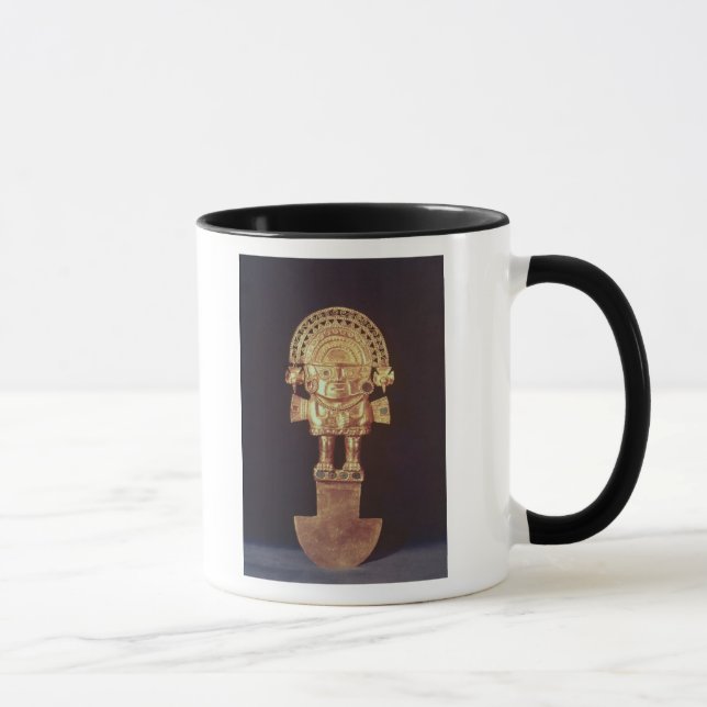 Tumi oder zeremonielles Messer in der Form von Tasse (Rechts)