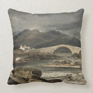 Tummel Bridge, Perthshire, c.1801-03 (Öl auf der  Kissen
