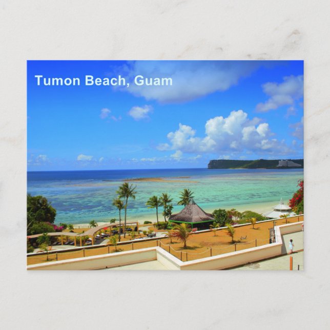Tumon Bay, Guam Postkarte (Vorderseite)
