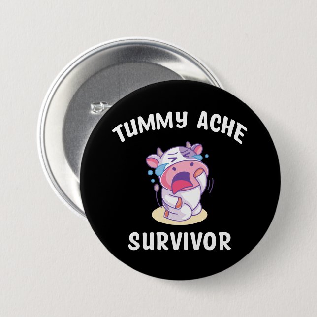 Tumorache Survivor Button (Vorne & Hinten)