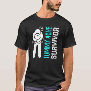 Tumorache Survivor Magenschmerzen IBS Männer Fraue T-Shirt