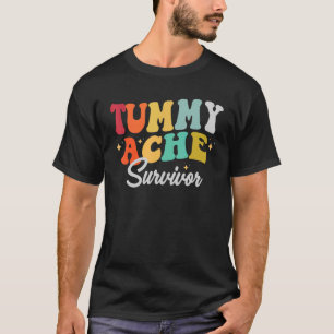 Tumorache Survivor Stomachache IBS Männer Frauen V T-Shirt