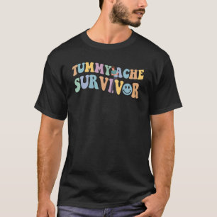 Tumorache Survivor Tummy Spaß Retro Vintag 1 T-Shirt