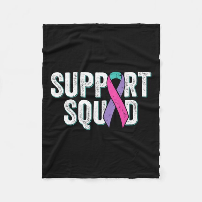 Tumorunterstützungs-Squad1 Fleecedecke (Vorderseite)