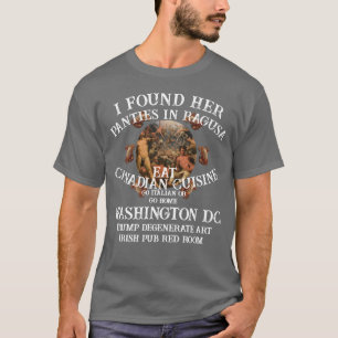 Tump Degenerierte Kunst Irischer Pub Roter Raum Tr T-Shirt