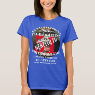 Tump Ex-Marine-Seeelefanten-Käfigkampf-Depp T-Shirt