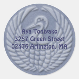 Tumult Runder Aufkleber