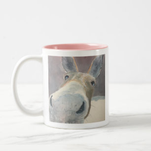 Tun i-Geruch-Blaubeerscones Zweifarbige Tasse
