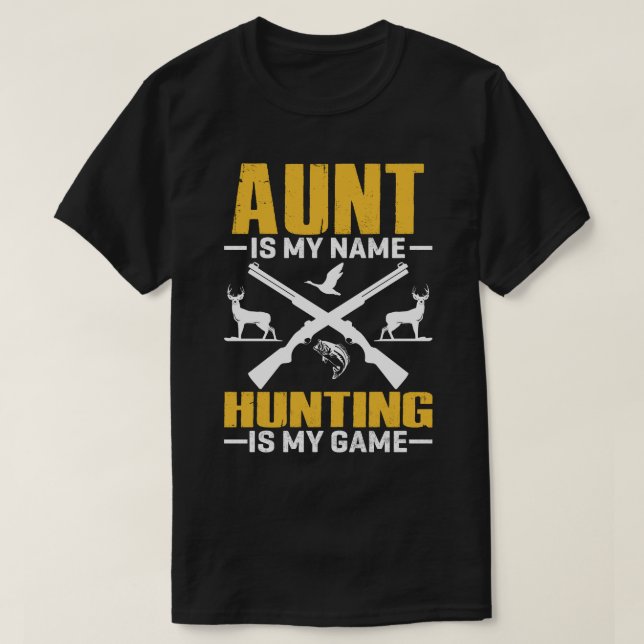 TUN ist mein Name Jagd ist mein Spiel T-Shirt (Design vorne)