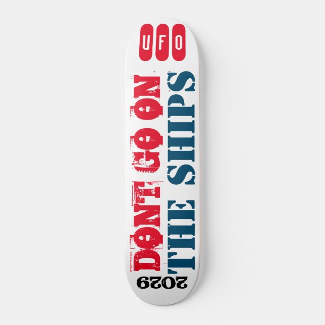 TUN SIE AUF DER SCHIFFSKateboard. Skateboard (Vorderseite)