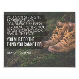 Tun Sie die Sachen, die Sie nicht können Fotodruck