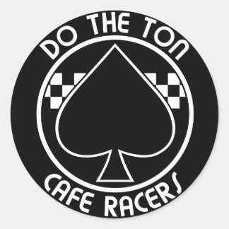 TUN SIE DIE TON-Aufkleber Runder Aufkleber