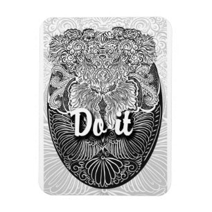 Tun Sie es - Positives Zitat Magnet