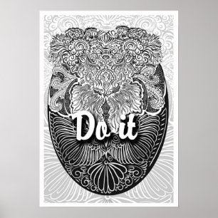 Tun Sie es - Positives Zitat Poster