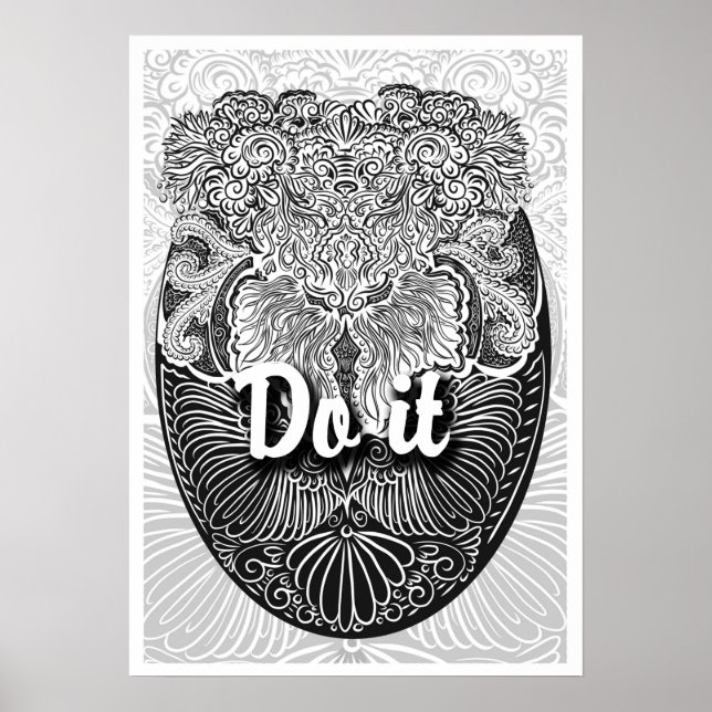 Tun Sie es - Positives Zitat Poster (Vorne)