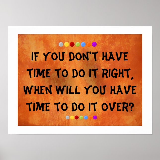 TUN SIE ES RICHTIG! POSTER (Vorne)