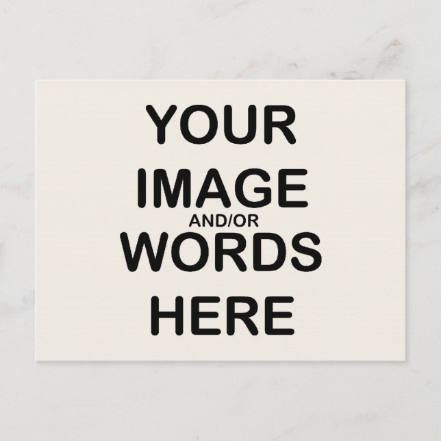 TUN SIE ES SELBST ~ Postcard / Danke, dass Sie Kar Postkarte (Vorderseite)