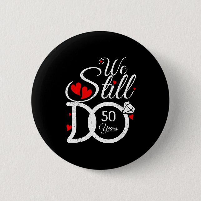 Tun Sie immer noch 50 Paar Idee 50. Button (Vorderseite)