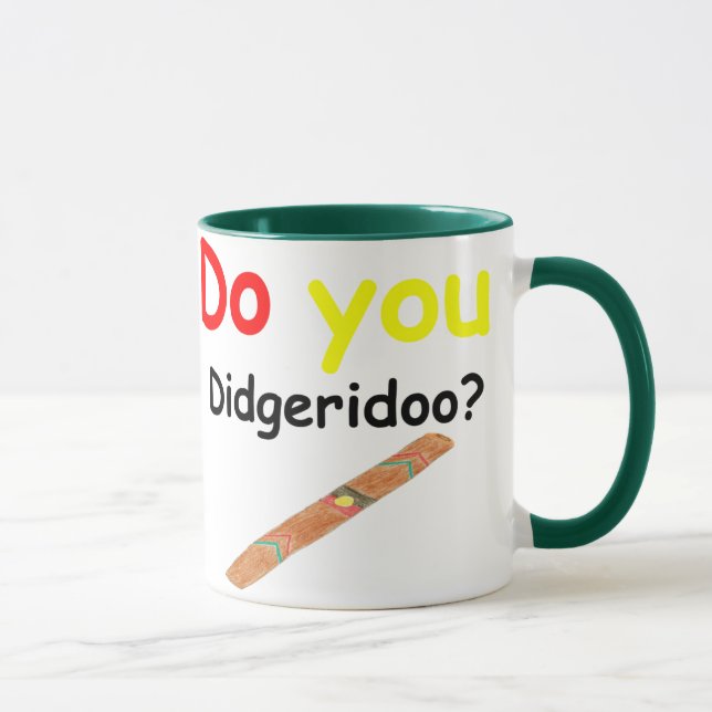 Tun Sie Sie didgeridoo Schale Tasse (Rechts)