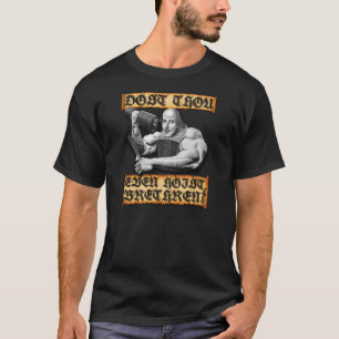 Tun Sie Sie sogar Aufzug Bro Shakespeare schwarzer T-Shirt