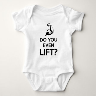 TUN SIE SIE SOGAR AUFZUG-T-SHIRT T-SHIRT BABY STRAMPLER