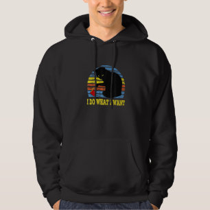 Tun Sie, was ich Black Cat Red Cup lustige Grafik Hoodie