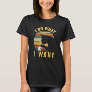 Tun Sie, was ich Vintage Red Cup der Schwarzkatze T-Shirt