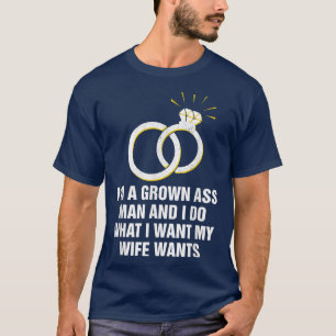 Tun Sie, was meine Ehefrau Will Ehemann Groom Mist T-Shirt