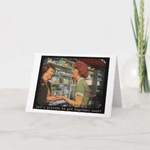 Tun wir so, als käme man zusammen mit einer Grußka Karte